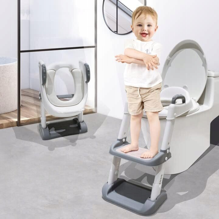 Astmetega tualettpott lastele White Grey hind ja info | Pissipotid | kaup24.ee