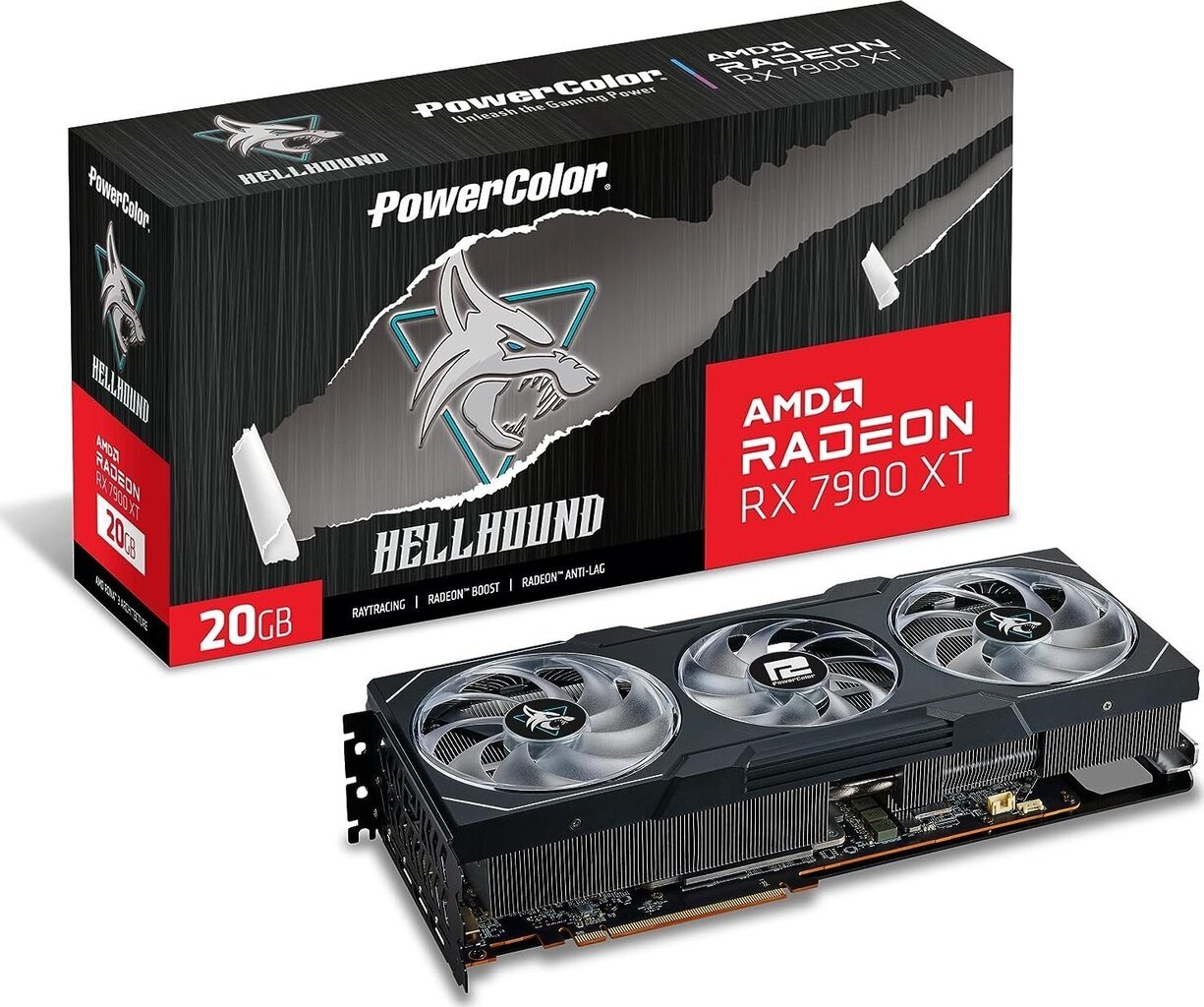 PowerColor Hellhound AMD Radeon RX 7900 XT (RX 7900 XT 20G-L/OC) hind ja info | Videokaardid (GPU) | kaup24.ee