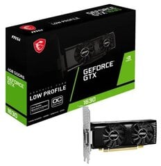 MSI GeForce GTX 1630 LP OC hind ja info | Videokaardid (GPU) | kaup24.ee