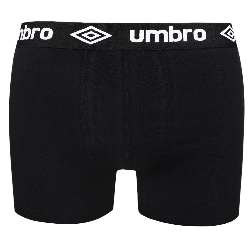 Bokserid meestele Umbro BM565 must, 6 tk hind ja info | Meeste aluspesu | kaup24.ee