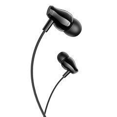 Borofone Earphones BM61 Wanderer with microphone black цена и информация | Наушники | kaup24.ee