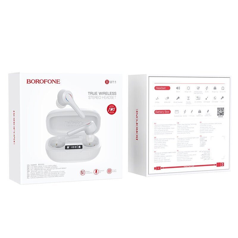 Borofone Earphones BW11 hind ja info | Kõrvaklapid | kaup24.ee