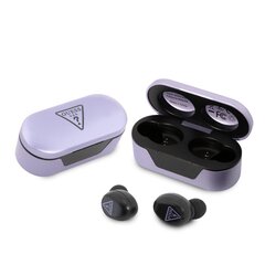 Guess True Wireless Triangle Logo BT5.0 4H Stereo Earphones Purple цена и информация | Наушники | kaup24.ee