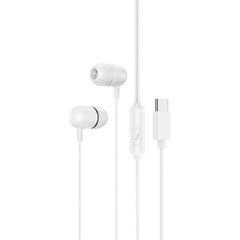 Borofone Earphones BM77 Delicious with microphone Type C white цена и информация | Наушники | kaup24.ee