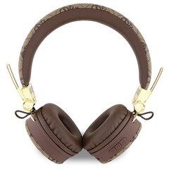 Guess słuchawki nauszne Bluetooth GUBH704GEMW brązowy|brown 4G Metal Logo цена и информация | Наушники | kaup24.ee