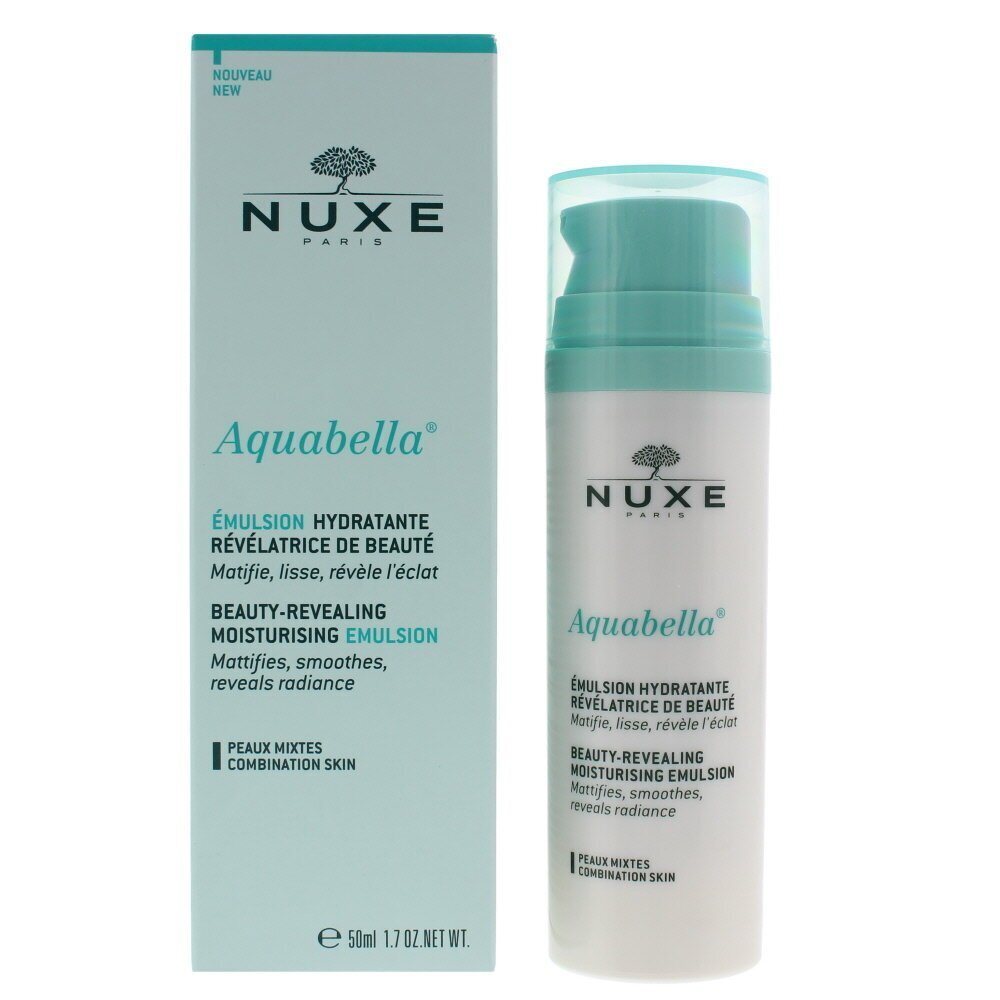 Niisutav näoemulsioon NUXE Aquabella Beauty-Revealing 50 ml цена и информация | Näokreemid | kaup24.ee