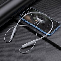 Borofone Sports earphones BE58 Neck bluetooth grey цена и информация | Наушники | kaup24.ee