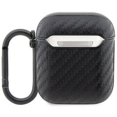 BMW BMA2WMPUCA2 AirPods 1|2 cover czarny|black Carbon Double Metal Logo цена и информация | Наушники | kaup24.ee