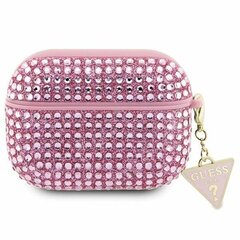 Guess GUA2HDGTPP AirPods 1|2 cover różowy|pink Rhinestone Triangle Charm цена и информация | Наушники | kaup24.ee