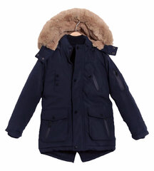 Зимняя куртка-парка для мальчика, темно-синяя. цена и информация | Куртки для мальчиков | kaup24.ee