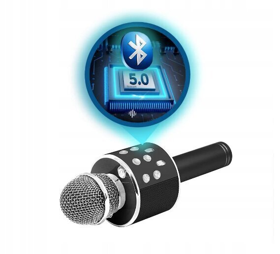 Bluetooth karaokemikrofon LED valgustusega Manta, roosa hind ja info | Tüdrukute mänguasjad | kaup24.ee