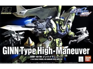 Bandai - HGGS MSV ZGMF-1017M Ginn Type High-Maneuver, 1/144, 56811 hind ja info | Klotsid ja konstruktorid | kaup24.ee
