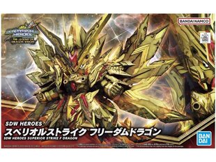 Сборная Gunpla модель. Bandai - SDW Heroes Superior Strike Freedom Dragon, 64016 цена и информация | Конструкторы и кубики | kaup24.ee