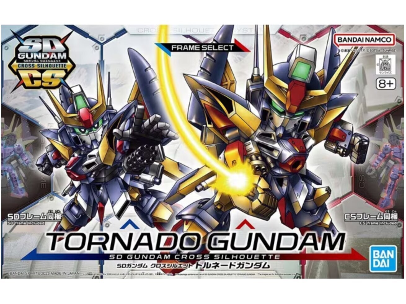 Bandai - SD Gundam Cross Silhouette Tornado Gundam, 65117 hind ja info | Klotsid ja konstruktorid | kaup24.ee