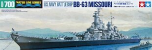 Tamiya - U.S. Battleship Missouri, 1/700, 31613 цена и информация | Конструкторы и кубики | kaup24.ee