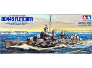 Tamiya - US Navy Destroyer USS Fletcher DD-445, 1/350, 78012 цена и информация | Конструкторы и кубики | kaup24.ee