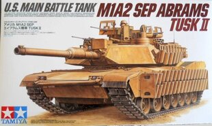 Tamiya - M1A2 SEP Abrams TUSK II, 1/35, 35326 цена и информация | Конструкторы и кубики | kaup24.ee