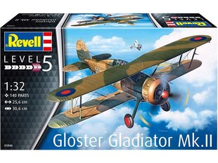 Revell - Gloster Gladiator Mk. II, 1/32, 03846 цена и информация | Конструкторы и кубики | kaup24.ee