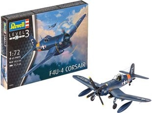 Revell - F4U-4 Corsair, 1/72, 03955 hind ja info | Klotsid ja konstruktorid | kaup24.ee