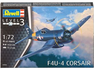 Revell - F4U-4 Corsair, 1/72, 03955 цена и информация | Конструкторы и кубики | kaup24.ee