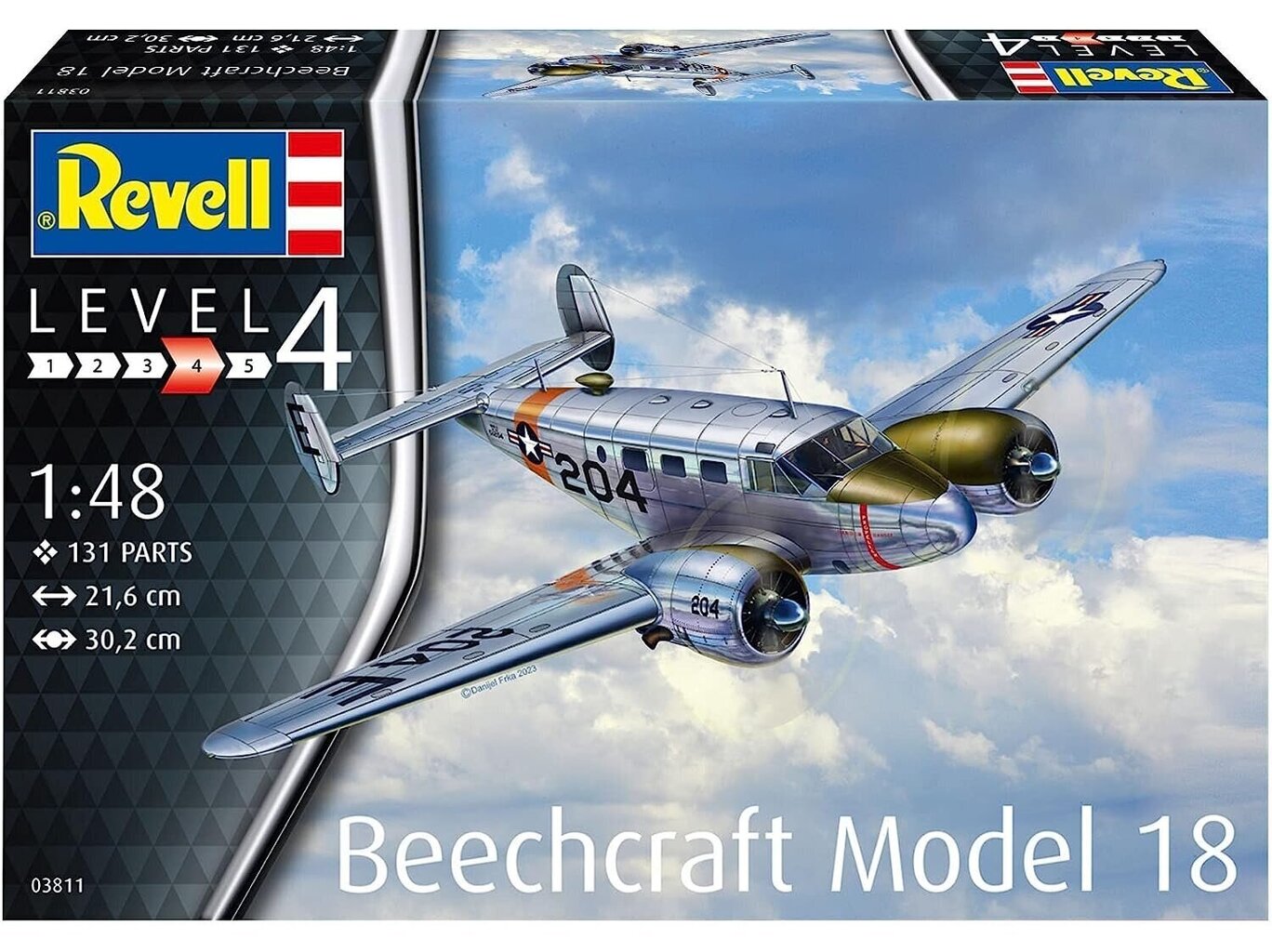 Revell - Beechcraft Model 18, 1/48, 03811 hind ja info | Klotsid ja konstruktorid | kaup24.ee