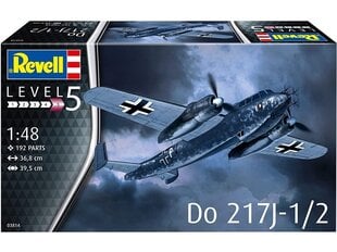 Сборная модель Revell - Dornier Do 217J 1/2, 1/48, 03814 цена и информация | Конструкторы и кубики | kaup24.ee