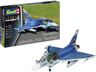 Revell - Eurofighter Luftwaffe 2020 Quadriga, 1/72, 03843 цена и информация | Конструкторы и кубики | kaup24.ee