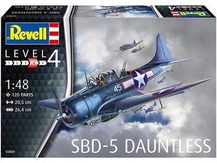 Revell - Douglas SBD-5 Dauntless, 1/48, 03869 hind ja info | Klotsid ja konstruktorid | kaup24.ee