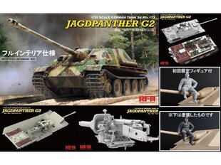 Rye Field Model - Jagdpanther G2 with Full Interior and Workable Track Links, 1/35, RFM-5022 цена и информация | Конструкторы и кубики | kaup24.ee