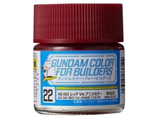 Mr.Hobby - Gundam Color For Builders värvid MS-06S RED Ver., 10 ml, UG-22 цена и информация | Принадлежности для рисования, лепки | kaup24.ee