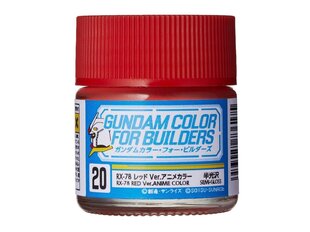 Mr.Hobby - Gundam Color For Builders värvid RX-78 RED Ver., 10 ml, UG-20 цена и информация | Принадлежности для рисования, лепки | kaup24.ee