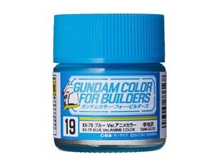 Краски Mr.Hobby - Gundam Color For Builders RX-78 BLUE Ver., 10 мл, UG-19 цена и информация | Принадлежности для рисования, лепки | kaup24.ee