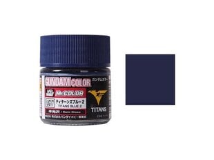 Mr.Hobby - Gundam Color värvid MS Titans Blue 2 (Semi-Gloss), 10 ml, UG-17 цена и информация | Принадлежности для рисования, лепки | kaup24.ee