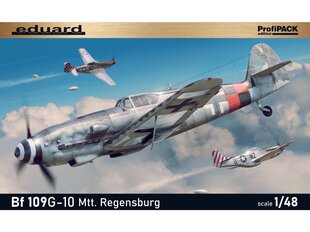 Eduard - Messerschmitt Bf 109G-10 Mtt Regensburg ProfiPack edition, 1/48, 82119 hind ja info | Klotsid ja konstruktorid | kaup24.ee