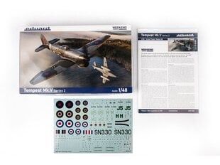 Eduard - Tempest Mk.V Series 2 Weekend Edition, 1/48, 84187 hind ja info | Klotsid ja konstruktorid | kaup24.ee