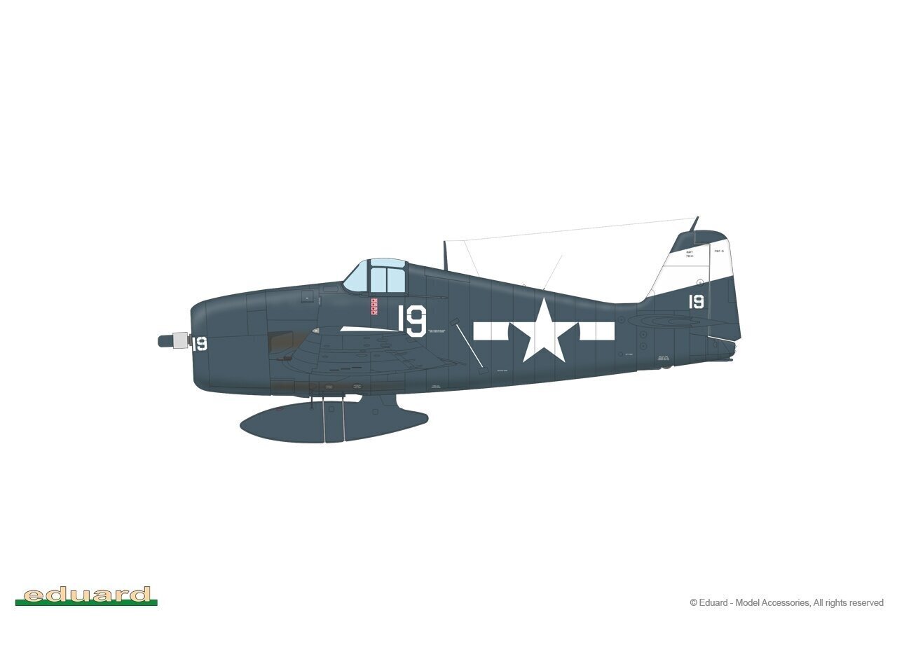 Eduard - Grumman F6F-5 Hellcat late Profipack, 1/48, 8229 цена и информация | Klotsid ja konstruktorid | kaup24.ee