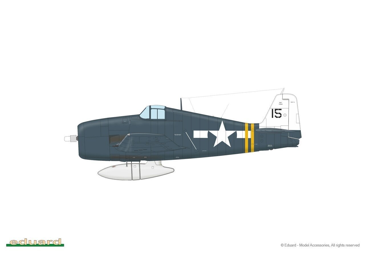 Eduard - Grumman F6F-5 Hellcat late Profipack, 1/48, 8229 hind ja info | Klotsid ja konstruktorid | kaup24.ee