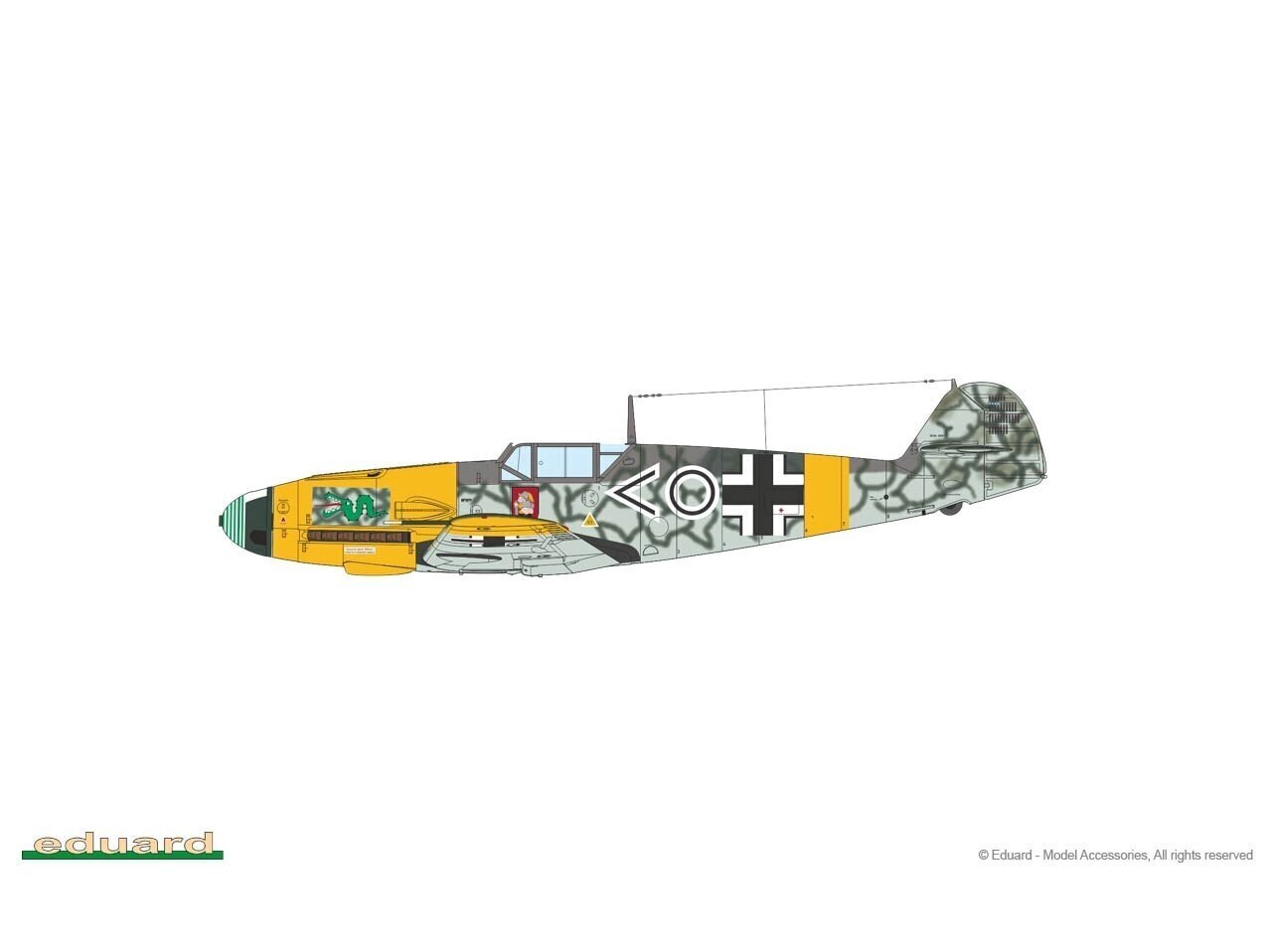 Eduard - Messerschmitt Bf 109F-2 & Bf 109F-4 Wunderschöne Neue Maschinen pt.I Limited - Dual Combo, 1/72, 2142 цена и информация | Klotsid ja konstruktorid | kaup24.ee