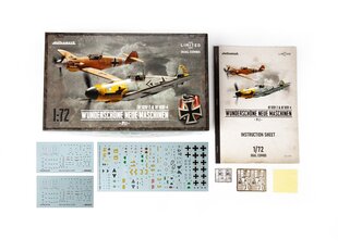 Eduard - Messerschmitt Bf 109F-2 & Bf 109F-4 Wunderschöne Neue Maschinen pt.I Limited - Dual Combo, 1/72, 2142 цена и информация | Конструкторы и кубики | kaup24.ee