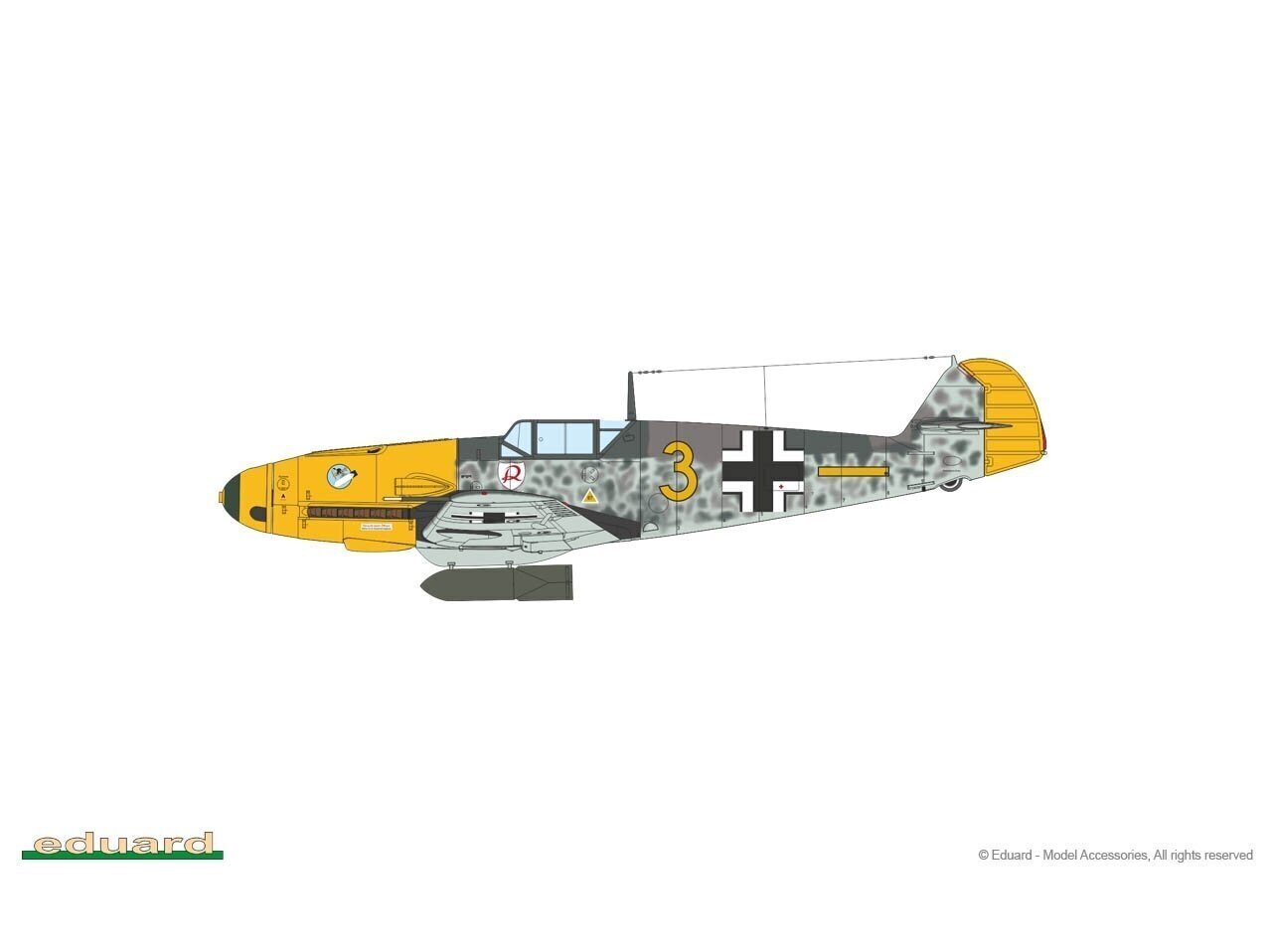 Eduard - Messerschmitt Bf 109F-2 & Bf 109F-4 Wunderschöne Neue Maschinen pt.I Limited - Dual Combo, 1/72, 2142 цена и информация | Klotsid ja konstruktorid | kaup24.ee