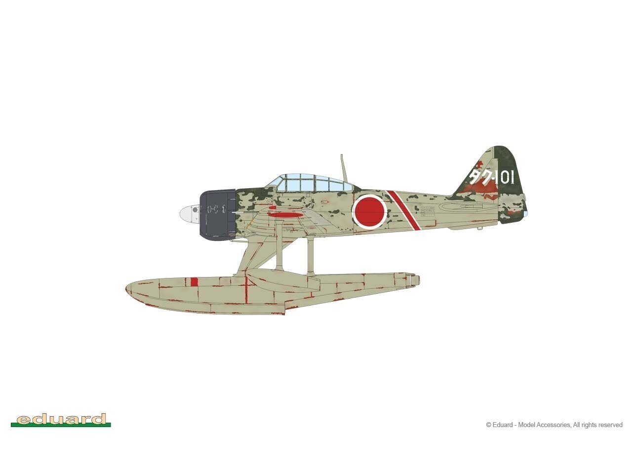 Eduard - Nakajima A6M2-N Rufe Profipack, 1/48, 82219 hind ja info | Klotsid ja konstruktorid | kaup24.ee