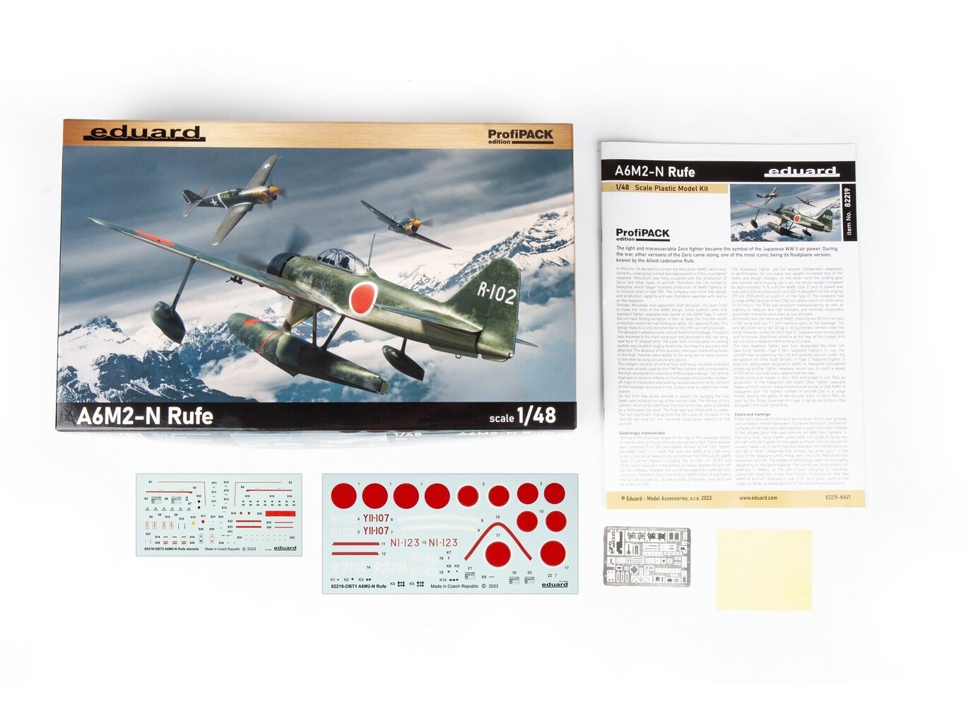 Eduard - Nakajima A6M2-N Rufe Profipack, 1/48, 82219 hind ja info | Klotsid ja konstruktorid | kaup24.ee