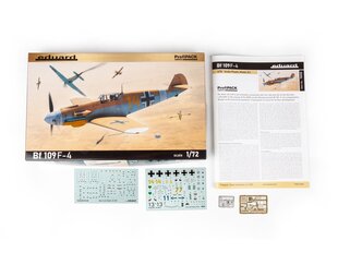 Eduard - Messerschmitt Bf 109F-4 Profipack, 1/72, 70155 hind ja info | Klotsid ja konstruktorid | kaup24.ee