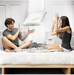 Ортопедическая подушка Flowen Bamboo memory foam 90x35 см цена и информация | Подушки | kaup24.ee