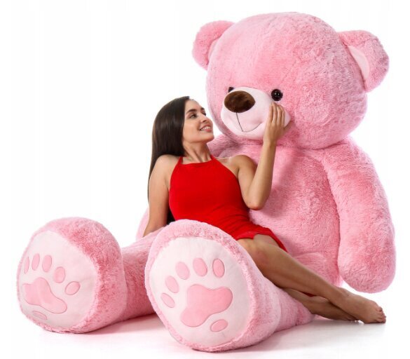 Suur kaisukaru Belsi, 200 cm, roosa цена и информация | Tüdrukute mänguasjad | kaup24.ee