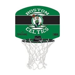 Мини баскетбольный щит Spalding NBA Boston Celtics 77-651Z цена и информация | Баскетбольные щиты | kaup24.ee