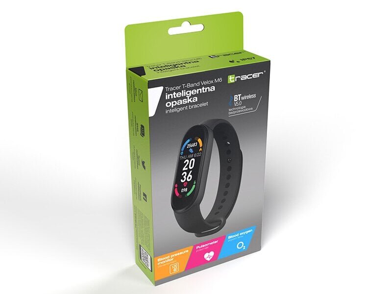 Tracer T-Band Velox M6 Black hind ja info | Nutikellad (smartwatch) | kaup24.ee