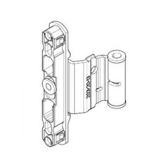 Roto pööratav/kallutatud raami hing 12/20-13 kompensatsiooniga +/-3 mm hind ja info | Ukse hinged, tarvikud | kaup24.ee