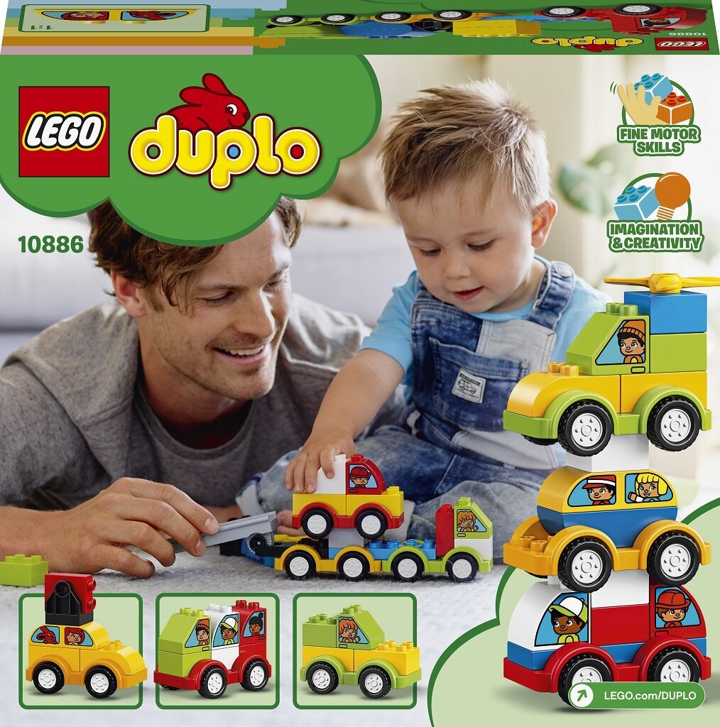 10886 LEGO® DUPLO Minu esimesed autod hind ja info | Klotsid ja konstruktorid | kaup24.ee