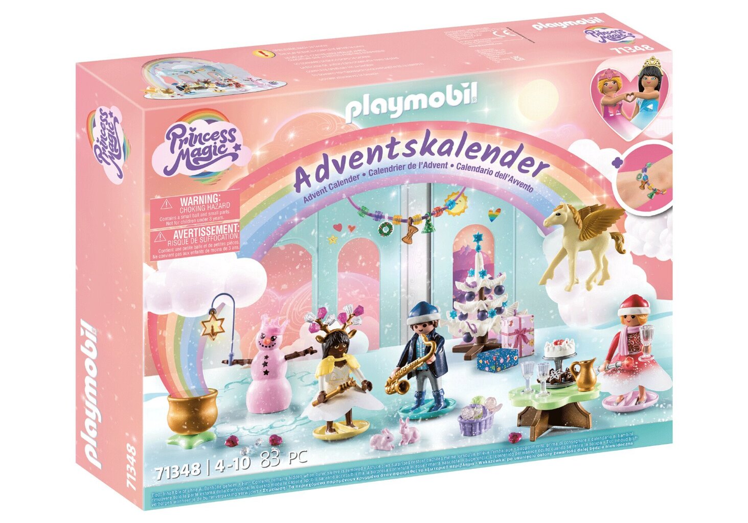 71348 Playmobil® Advendikalender Jõulud vikerkaare all, 83 o. hind ja info | Klotsid ja konstruktorid | kaup24.ee